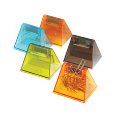 [매표화학] 삼각핀통(자석크립통)/ 68x57x55mm/ 색상랜덤발송