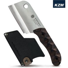 KZM 工業風木柄料理刀 K23T3K04, 1個