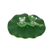 물에뜨는 요가 개구리 수반소품 연못장식 분수대소품