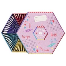 아코루스 식 차 세트 자연 과일 허브 종류 팩 6가지 다른 선물 개별 포장된 60개 티백 샘플러