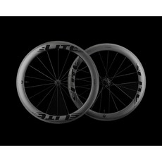 ELITEWHEELS 碳纖維公路車輪組 框煞 輕量化, 1個, Marvel 60V (輪框高60mm),黑