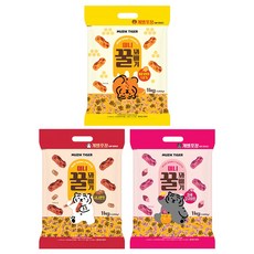 무직타이거 미니꿀꽈배기 (자색고구마맛+시나몬맛+기본 꿀꽈배기) 1kg x3개, 1개