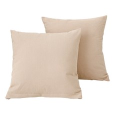 소하임 코듀로이 소파쿠션 솜+커버 2개 세트, 베이지