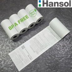 제바 감열지 57x30 휴대용 단말기 배달용 용지 약관, 50롤