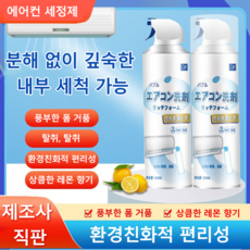 가정용에어컨청소 세정제 스프레이 가정용 에어컨 세정탈취 냄새제거 곰팡이제거 셀프에어컨청소 벽걸이 스탠드 천장형 실내용, 1개, 499.99ml