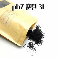 토질개선 ph7 중포장 3L 훈탄 지퍼백 바닥재 텃밭흙 배양토 상토, 질석