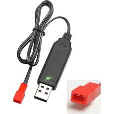 3.7V 1S 리포 및 3.6V 3S NiMHNiCD 배터리 팩용 JST 커넥터 플러그가 있는 범용 충전 케이블 RC 카 보트 비행기 드론 탱크 헬리콥터와 호환 가능