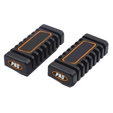 오토바이 시프터 신발 보호대 고무 시프터 레버 기어 풋 페그 커버, 오렌지