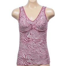 미지쇼 지브라패턴 가슴밑 매쉬테잎 브라런닝 풀컵