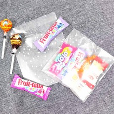 접착 OPP 미니 도트 100입, 1개, 상세설명참고