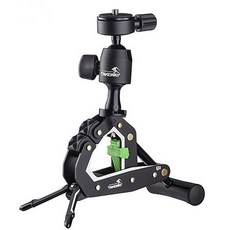 TAKEWAY 台灣製 航太鋁合金鉗式腳架 T2 萬向球型雲台 快拆板 相機腳架, 1個