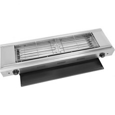 DYRABREST 전기 휴대용 바비큐 그릴 3000W 듀얼 헤드 온도 조절 스테인리스 스틸 그릴러 31.6x20.5인치 대형 조리대 스테이크 치킨 야채용 110V 야외, DYRABREST Silver