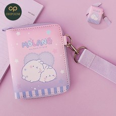 [픽커] 아동지갑 여자어린이지갑 지폐지갑 몰랑 캔디 스트랩 지갑