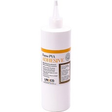 LINECO PVA 액자 나무 또는 MDF 접착 투명하게 유연하게 건조 4온스 종이 보드 프레임 콜라주 공예 제본에 이상적입니다, 16 oz