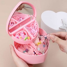 옥이드림 하트 액세서리 보관함 목걸이케이스 반지케이스 쥬얼리함