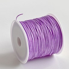 나일론 폴리 매듭실 0.8mm 팔찌 키링 스트랩 만들기, 34.연퍼플, 1개