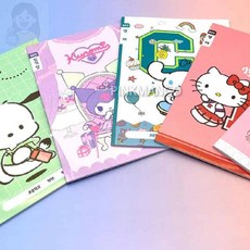 SolSun 산리오 10칸국어노트 5p 공책세트, 한교동