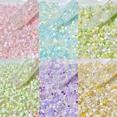 樂購精選 台灣出貨 夏日甜品系列 混裝玻璃米珠 散珠 手工飾品 串珠 DIY手鏈 項鏈配件