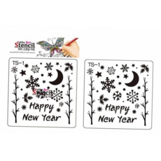 스텐실아트판 TBZ (TD) 하비 스텐실 모형판(소), TS17