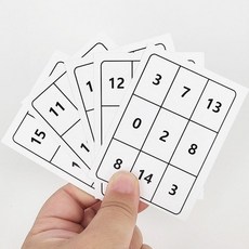 숫자카드1-15, 본상품