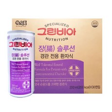 그린비아 장솔루션 등장성 균형영양식, 200ml, 60개