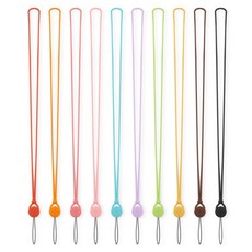 키즈폰 버스카드 사원증 목걸이줄 칼라 스트랩 사무실 학생증 네임텍 스포츠 도난방지 회의, 핑크