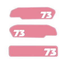 SUPER73 배터리 커스텀 스티커 23종 - 슈퍼73 전기자전거 자토바이 악세사리 S2 R S1 RX Y1 13 1500w 리튬배터리, 1세트, 45_S1 series 라이트 핑크