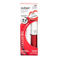 Cover Girl 아웃라스트 올 데이 립컬러 2종 세트 1.9g + 2.3ml, EverRed, 1개
