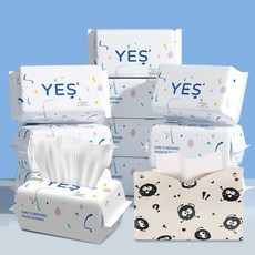 세안용 티슈 퓨어코튼 천연 순면 일회용 페이스타올 부드러운 일회용 페이스 타올 페이셜 티슈 케이스 증정, 8개, 30매입