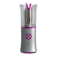 無線USB充電自動捲髮器, 灰色, 如圖
