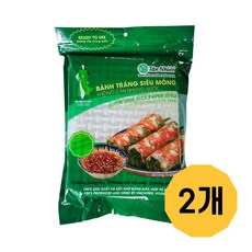 [루츠팜] 베트남 반짱 씨우몽 220gX2개 얇은 라이스페이퍼 BANH TRANG SIEU MONG 탄니엔 반짱씨우몽, 220g