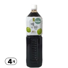 보해매원 매실엑기스 매실청 매실원액, 4개, 1.5L