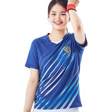 엑시옴(XIOM) 공식 본사 직영 레이저(RAZOR) 2컬러 기능성 탁구 유니폼 반팔 상의 경기용 탁구복