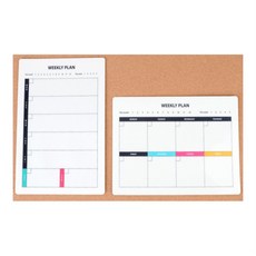 공동창고 논슬립 주간플래너 메모보드 주간플래너화이트보드, 가로