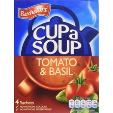 끼 아침식사대용 스프 토마토스프 토마토스튜 바첼러스 컵 어 수프 리치 토마토 바질 104g, 1개