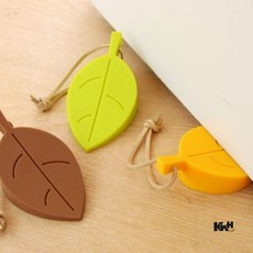 도어스토퍼 나뭇잎 문고정장치, 1개, 옐로우