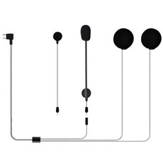 오토바이블루투스 Fodsports 오토바이 블루투스 헬멧 헤드셋 플러스용 인터콤 액세서리 에어 이어피스 이어폰 클립 포함 M1S 플러스, 1)Headset