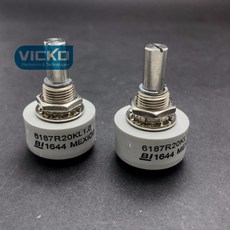 전도성 플라스틱 BI 전위차계 오리지널 스위치 VK 360 무제한 6187R 1k, 01 1PCS