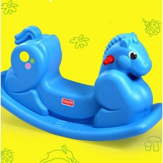 아이가 타는 블루말 락킹홀스 흔들목마 소근육발달 오감발달 상상력자극