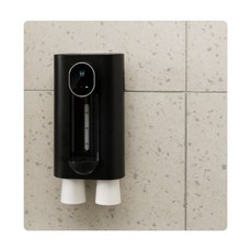 壁掛式口腔漱口潔牙器 - 家用口腔清潔 自動感應漱口水機, 1個, 黑色