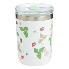 웨지우드 휴대용 텀블러, 1개, 350ml, 화이트