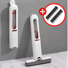 히로비 원터치 미니 밀대걸레 물기제거 스퀴지 본품+리필 세트, 1세트