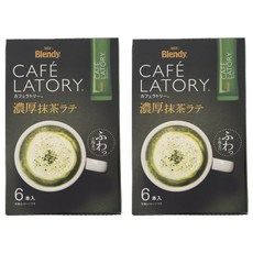블랜디 카페 라토리 진한 말차 라떼, 2개, 6개입