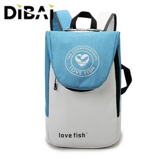 帝柏2025新款網球包羽毛球雙肩包戶外多功能男女大容量3支裝背包, 藍色, 1個