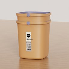 家用大容量垃圾桶加厚客廳廚房臥室衛生間廁所辦公室壓圈紙簍, 1個, 金色2個:1個