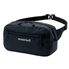 mont-bell 輕量隨身腰包 1.9L 2.7L 1123986 POUCH 霹靂包 公司, BK黑