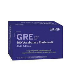 GRE Vocabulary Flashcards Sixth Edition + Online Access to Review Your Cards a Practi..., Kaplan Publishing