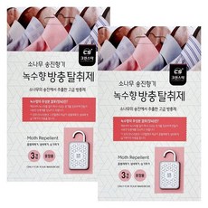 크린스타 녹수향 방충탈취제 옷장용 (3입) x 2개