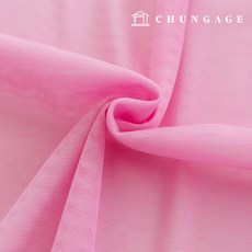 천가게 무지 망사 원단 레이스 천 쉬폰 안감 무대복 대폭 크레페 30종 한마, 17.핑크[MS7022], 1개