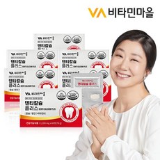 덴티칼슘 플러스 6박스 총360정 12개월분, 상세설명 참조, 60정